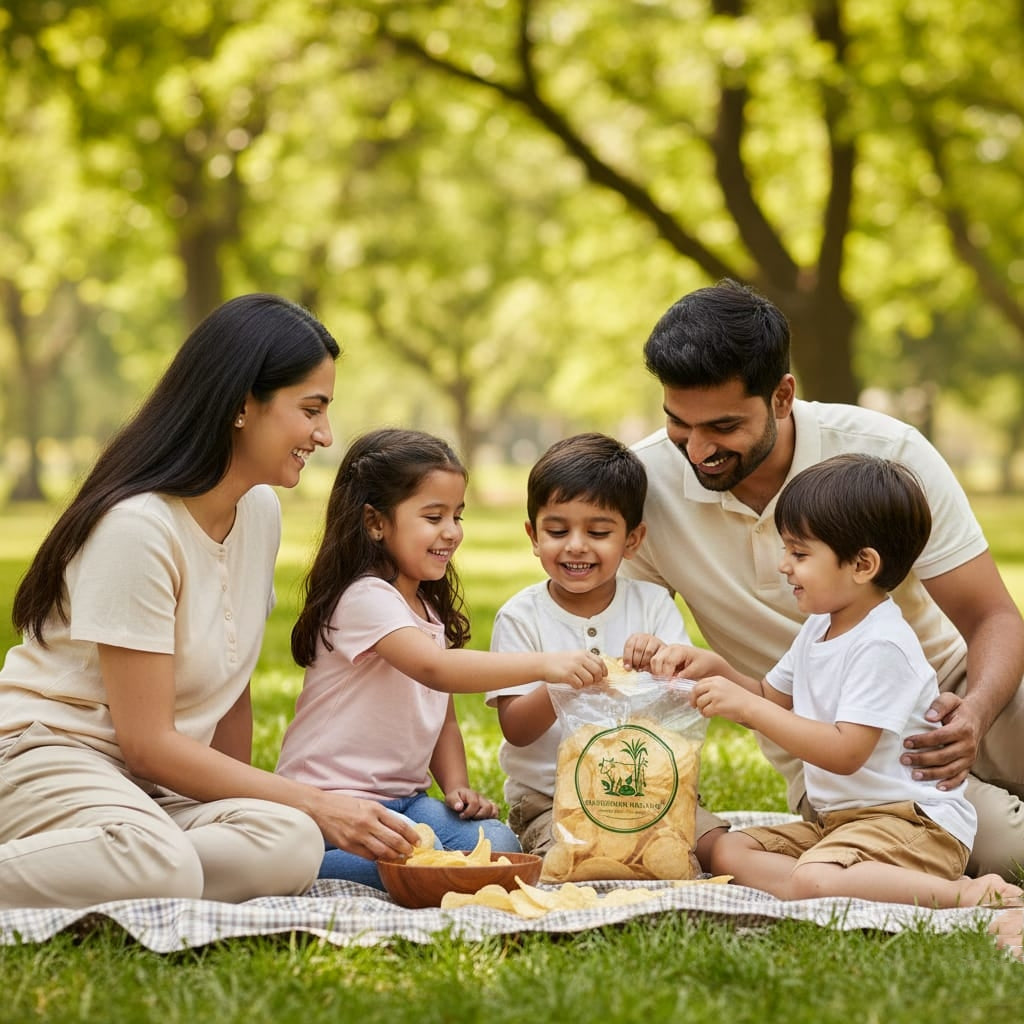 Brijeshwari Organics Raw Potato Chips – From Farm to Snack, Purely Organic