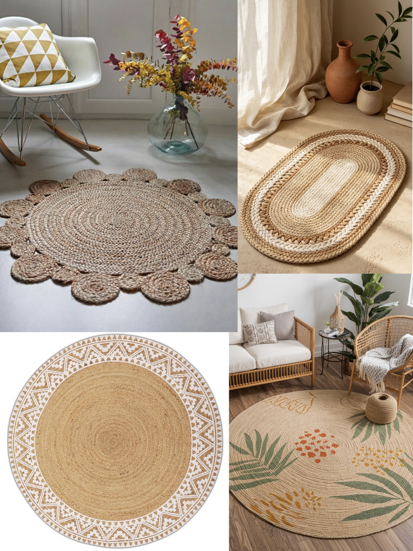 Jute Floor Rugs & Door Mats