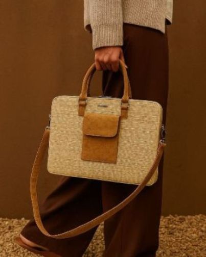 Eco-Conscious Jute Laptop Bag